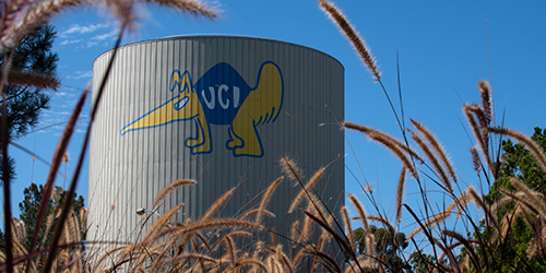 UCI anteater water tower