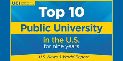 Top 10 Public University in the U.S. for nine years