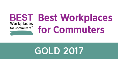 best workplaces for commuters gold 2017