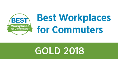 best workplaces for commuters gold 2018
