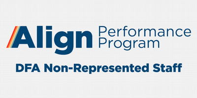 Align Performance Program | DFA Non-Represented Staff